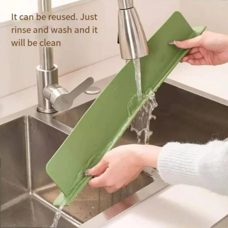 Silicone Sink Splash Guard – Keep Your Countertops Dry